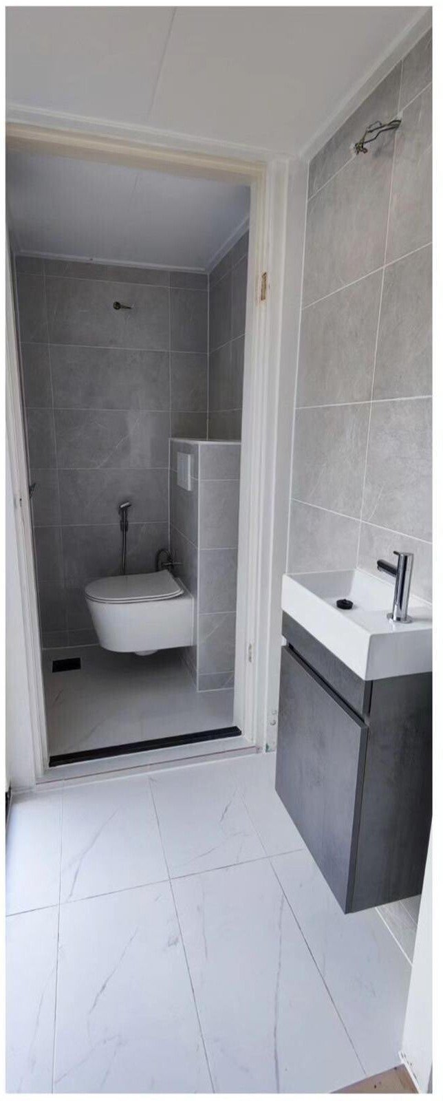 Na de werkzaamheden: Compacte toiletrenovatie